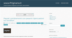Desktop Screenshot of prignano.it