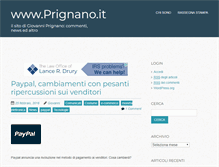 Tablet Screenshot of prignano.it